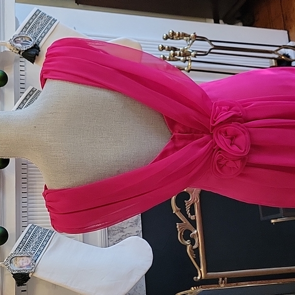 Vintage Fushia Gown - Picture 5 of 12